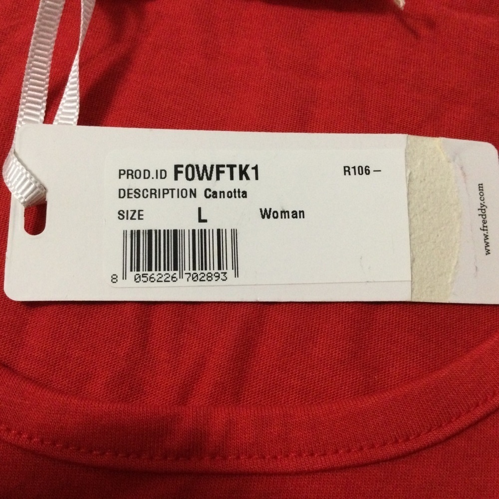 Freddy Movement Women's Canotta Tank Top Size L - Picture 4 of 9